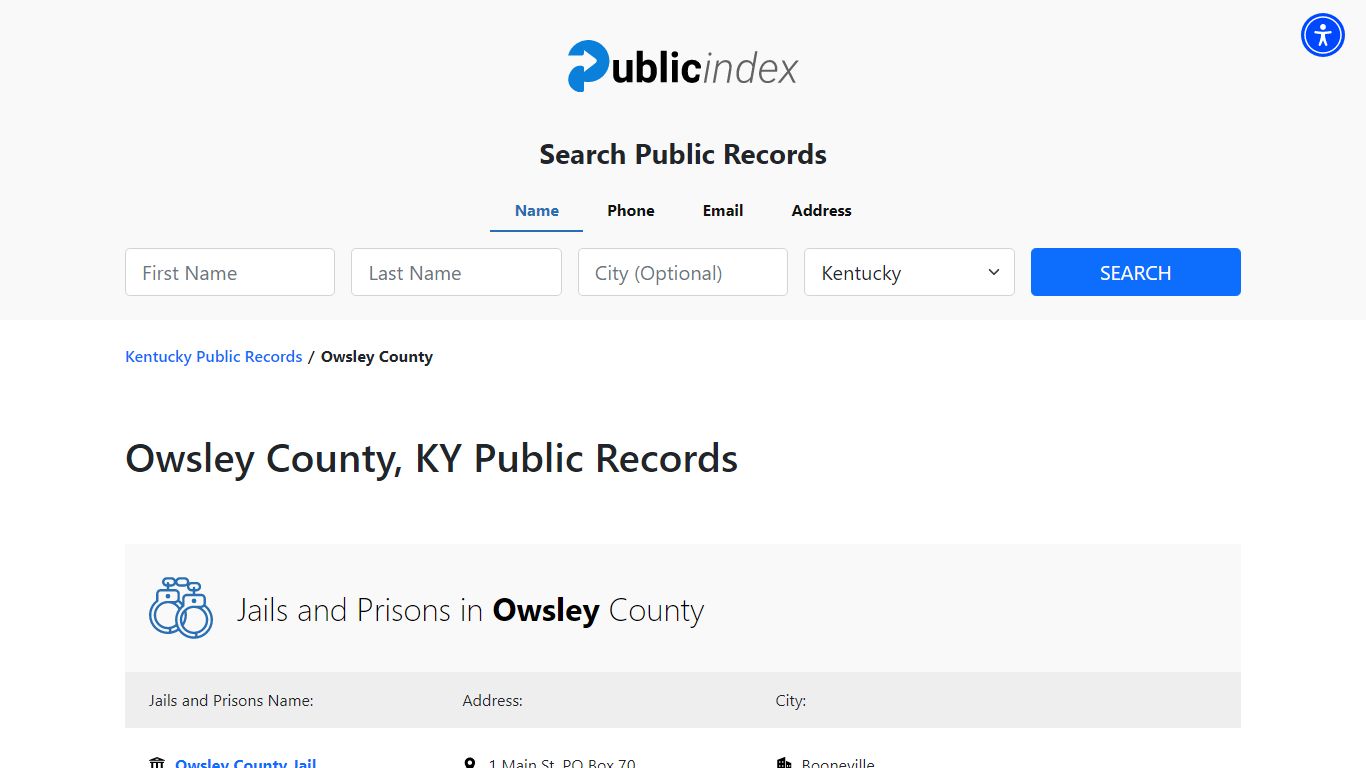 Owsley County, KY Public Court, Arrest and Inmate Records - ThePublicIndex